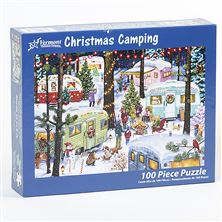 CHRISTMAS CAMPING - 100 PIECE JIGSAW PUZZLE